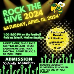 Rock the Hive Flyer